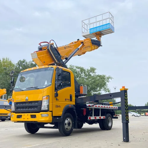 Huajin Heavy Industry Sinotruk HOWO Blue Card GK38 Aerial Work Platform