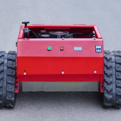 550mm Cutting Width Crawler Remote Control Lawn Mower with 9HP Loncin 4-Stroke Gasoline Engine