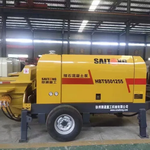 HBT Electric Trailer Concrete Pump | High Efficiency Pipeline Concrete Conveying Equipment