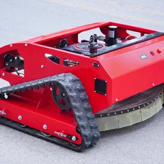 Industrial-Grade High-Power Remote-Controlled Crawler Lawn Mower Long Endurance for Park Green Belt Trimming