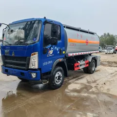 Sinotruk HOWO Chassis 8CBM Mobile Fuel Tanker | 170HP MAN Engine New Electronic Fuel Dispenser