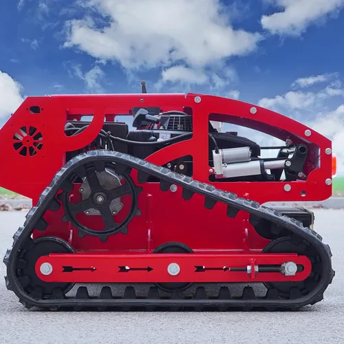 High Quality High Productivity Heavy Duty Engine Bearing Red PLC Lawn Mower Crawler Zero Turn Field Use Grass Cutter Flail