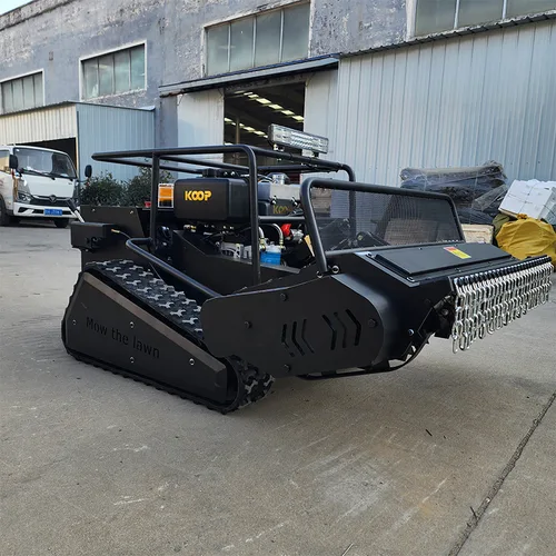 Remote Control Zero-Turn Lawn Mower & Mulcher 800/1000/1200mm Cordless Mower with Petrol/Diesel Engine Robot Flail Mower