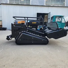 Remote Control Zero-Turn Lawn Mower & Mulcher 800/1000/1200mm Cordless Mower with Petrol/Diesel Engine Robot Flail Mower