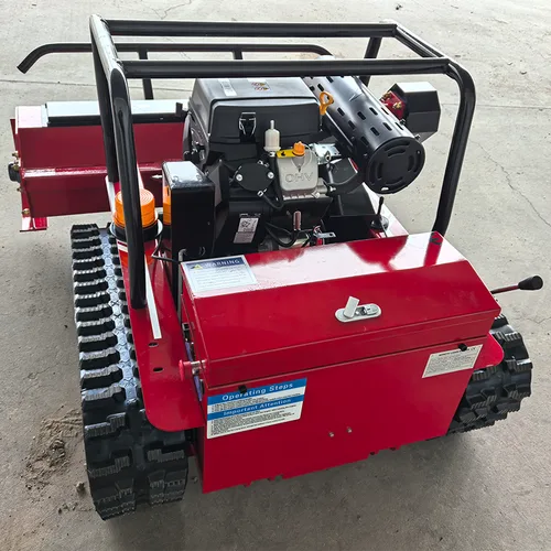 Industrial Grade 24V Remote-Controlled Excavator Lawn Mower 420cc Engine 1600W Flail Mower Forestry Mulcher for Farm Machines