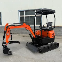 ME-16 1 Ton Small Excavator CE EPA Certified Mini Digger for Farm Garden Reclamation Orchard Pit Digging