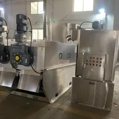 402 type screw-type sludge dewatering machine - specially designed for treating aquaculture wastewater