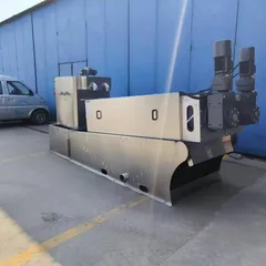 401 type screw-type sludge dewatering machine - specially designed for treating aquaculture wastewater