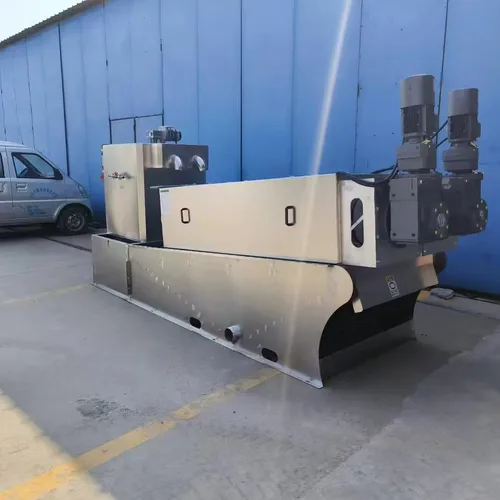 401 type screw-type sludge dewatering machine - specially designed for treating aquaculture wastewater