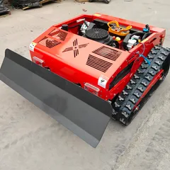 Free Shipping Smart Rc Lawn Mower Robot Remote Mini Tractor Zero Turn Industrial Grade 800W Gasoline Snow Plow Snow Blade