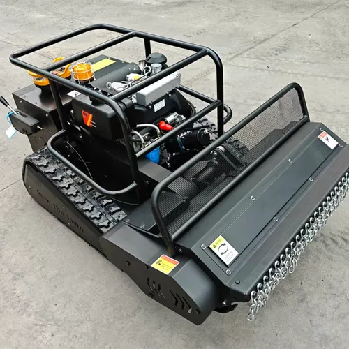 Factory-Direct Diesel-Powered 4-Stroke DIY Remote-Controlled Track-Type Snow Blower & Lawn Mower with Lawn Trimmer