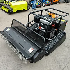 Factory-Direct Diesel-Powered 4-Stroke DIY Remote-Controlled Track-Type Snow Blower & Lawn Mower with Lawn Trimmer