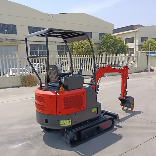 Compact Tracked Excavator, Household & Agricultural Mini Digger, Multi-Functional Excavator for Construction Sites