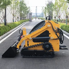 Small engineering vehicle for road transportation, crawler-type transport dump truck