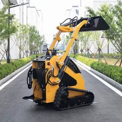 Small engineering vehicle for road transportation, crawler-type transport dump truck