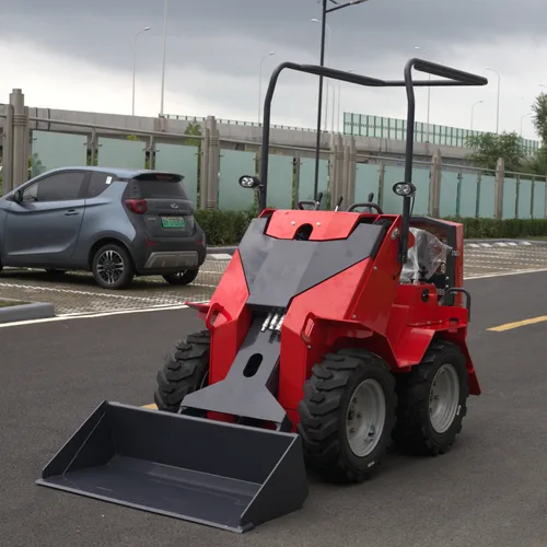 Small engineering vehicle for road transportation, crawler-type transport dump truck