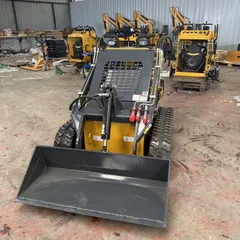 Small engineering vehicle for road transportation, crawler-type transport dump truck