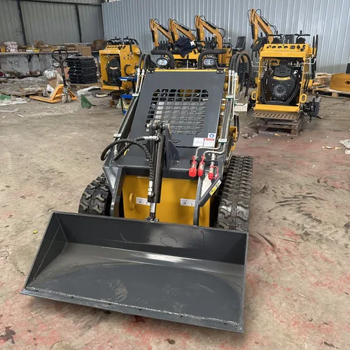 Small engineering vehicle for road transportation, crawler-type transport dump truck