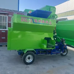 Electric/Diesel Cattle & Sheep Barn Feed Spreader Truck, TMR Feed Uniform Feeding Vehicle