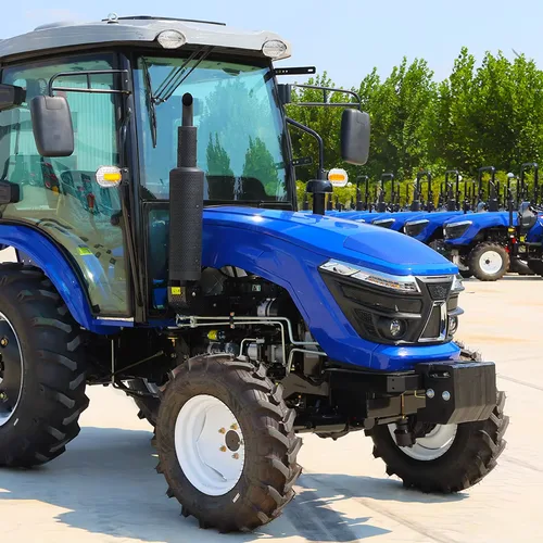 Energy-saving 4WD Farm Tractors – 50hp/55hp/60hp with Trailer, Rotary Cultivator & Planter, Free Shipping for Agricultural Machinery Wholesale