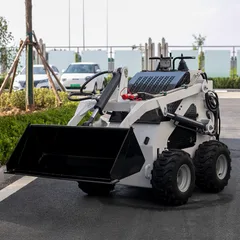 Compact Skid Steer Loader High Efficiency Equipment for Landscaping Farming and Small Engineering Projects