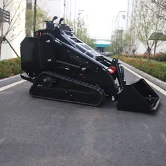 Small Wheel Skid Steer Loader Multi Purpose Machine with Quick Hitch for Agricultural Farming and Construction Site Work