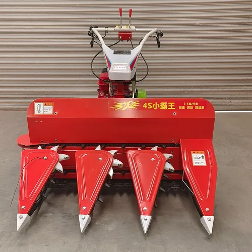 Agricultural hand-pushed gasoline/diesel cutting machine for harvesting plants and crops in small household farmlands