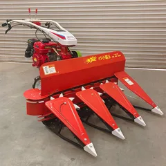 Agricultural hand-pushed gasoline/diesel cutting machine for harvesting plants and crops in small household farmlands