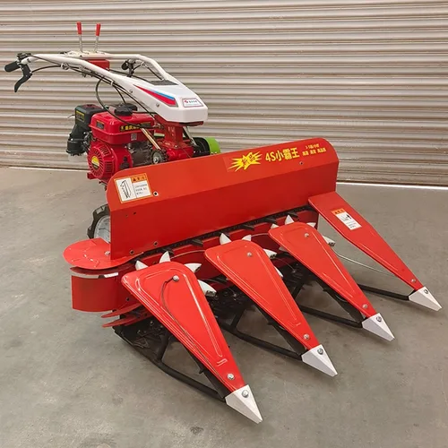 Agricultural hand-pushed gasoline/diesel cutting machine for harvesting plants and crops in small household farmlands