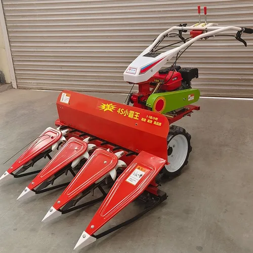 Agricultural hand-pushed gasoline/diesel cutting machine for harvesting plants and crops in small household farmlands