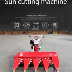 Agricultural hand-pushed gasoline/diesel cutting machine for harvesting plants and crops in small household farmlands