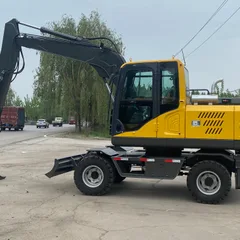 100 Wheel Excavator Heavy-Duty Large Hydraulic Wheel Excavator for Sale