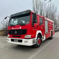 新款重汽豪沃泡沫消防车