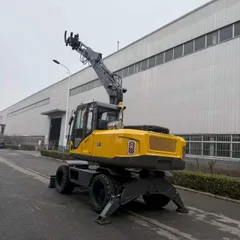 120 Wheel Excavator Heavy-Duty Large Hydraulic Wheel Excavator for Sale