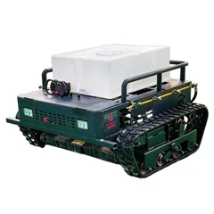 Remote Controlled Lawn Mower with Spray Insecticide Machine