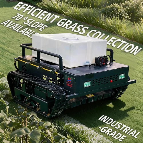 Remote Controlled Lawn Mower with Spray Insecticide Machine