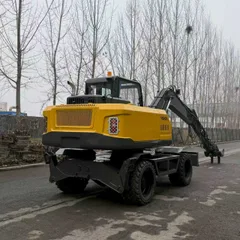 120 Wheel Excavator Heavy-Duty Large Hydraulic Wheel Excavator for Sale