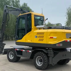 100 Wheel Excavator Heavy-Duty Large Hydraulic Wheel Excavator for Sale