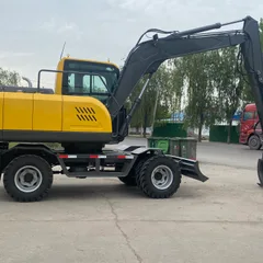 100 Wheel Excavator Heavy-Duty Large Hydraulic Wheel Excavator for Sale