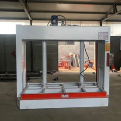 Prensa en frío para carpintería LY-50 para laminado de paneles y puertas de muebles.