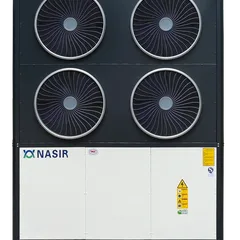 Unidad de bomba de calor aerotérmica específica para acuicultura de 35 kW a 1680 kW para calentamiento y refrigeración de agua.