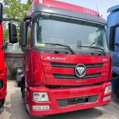 欧曼 GTL-E 6×4 国六燃气车 460 马力采埃孚自动挡带液缓 1000L 钢瓶 赤炎红
