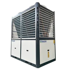 Unidad de bomba de calor aerotérmica específica para acuicultura de 35 kW a 1680 kW para calentamiento y refrigeración de agua.