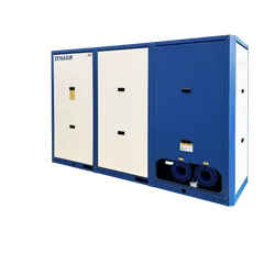 Modular Small Temperature Difference Waste Heat Recovery Unit for Aquaculture