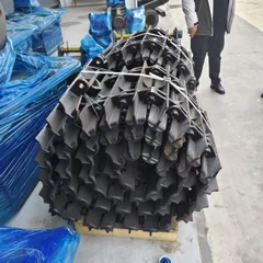 Zhengya Technology 4×8 Anti-Slip Track for 1200-20 / 1100-20 Tires Cast Alloy Steel Tire Chain