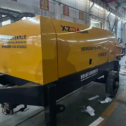 HBTS501355 Electric Trailer Concrete Pump | High Efficiency Pipeline Concrete Conveying Equipment