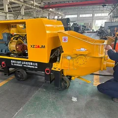 HBTS501355 Electric Trailer Concrete Pump | High Efficiency Pipeline Concrete Conveying Equipment