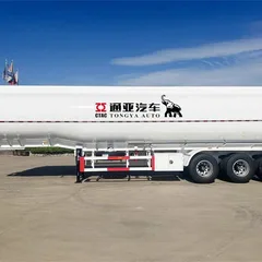 3-Axle 50000L Oil Tanker Semi Trailer by Tongya Auto for Diesel, Petrol & Edible Oil Transport