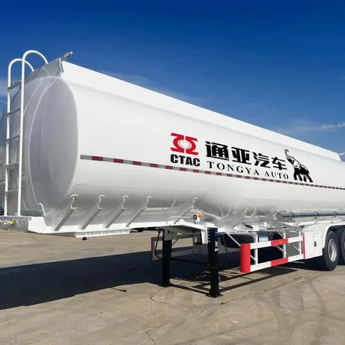 3-Axle 50000L Oil Tanker Semi Trailer by Tongya Auto for Diesel, Petrol & Edible Oil Transport