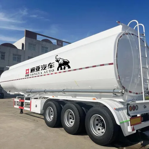 3-Axle 50000L Oil Tanker Semi Trailer by Tongya Auto for Diesel, Petrol & Edible Oil Transport
